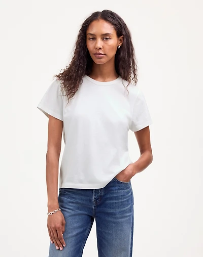 The Perfect Crewneck Tee Cotton | Madewell