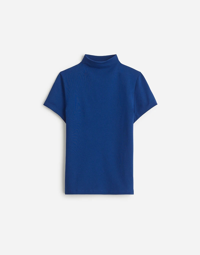 Short-Sleeve Mockneck Tee | Madewell