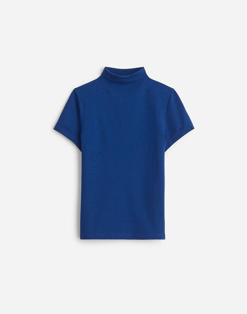 Short-Sleeve Mockneck Tee | Madewell