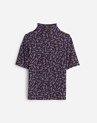Drapey Mockneck Top in Floral | Madewell