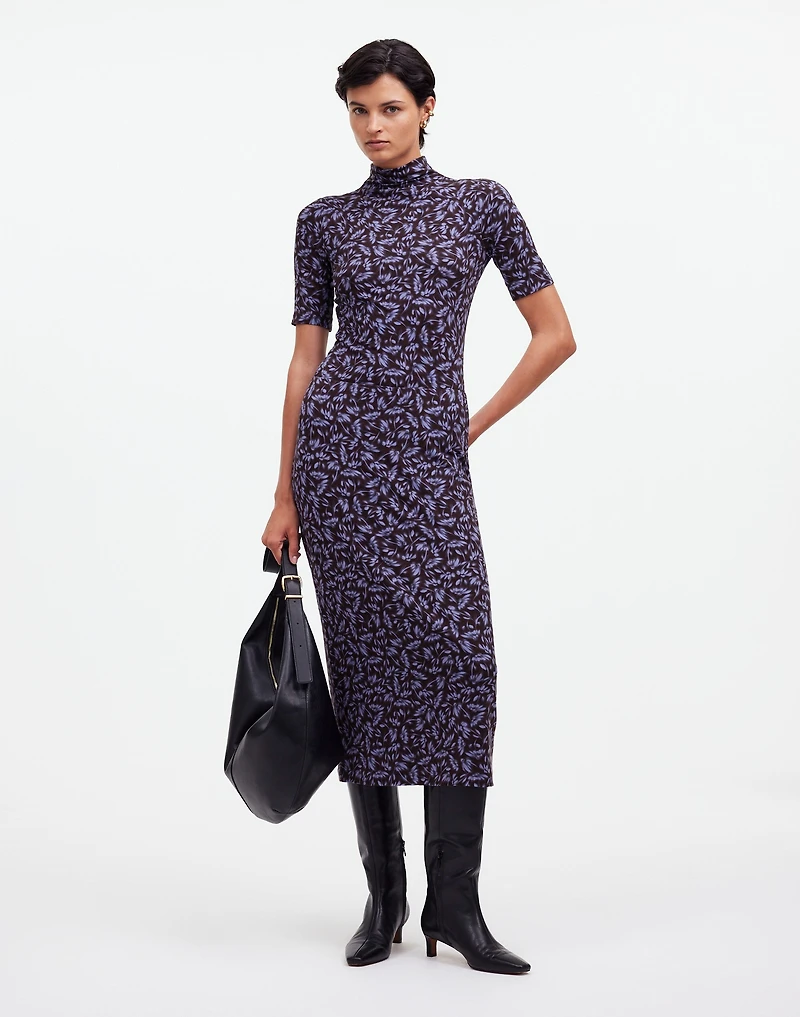 Drapey Pull-on Midi Skirt in Floral | Madewell