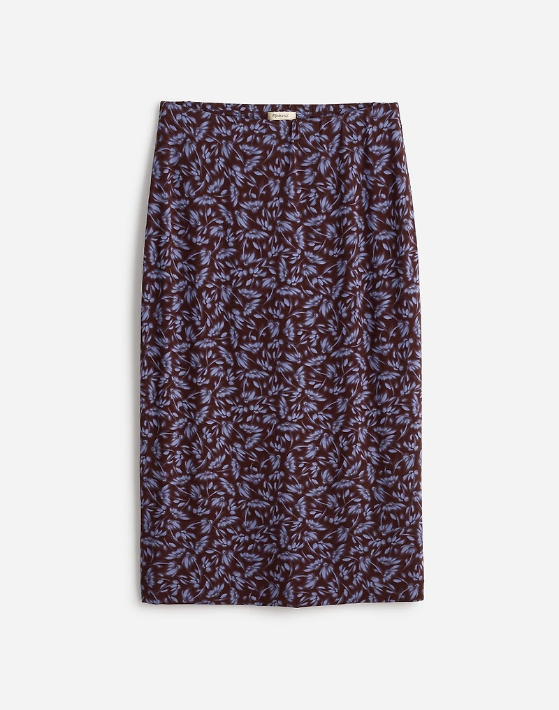 Drapey Pull-on Midi Skirt in Floral | Madewell
