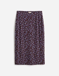 Drapey Pull-on Midi Skirt in Floral | Madewell