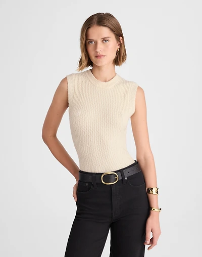 Bouclé-Knit Sweater Tank | Madewell