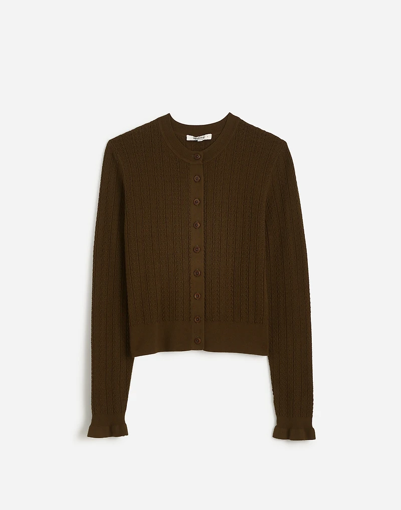 The Signature Open-Knit Cardigan | Madewell