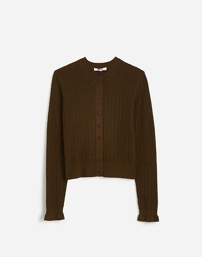 The Signature Open-Knit Cardigan | Madewell