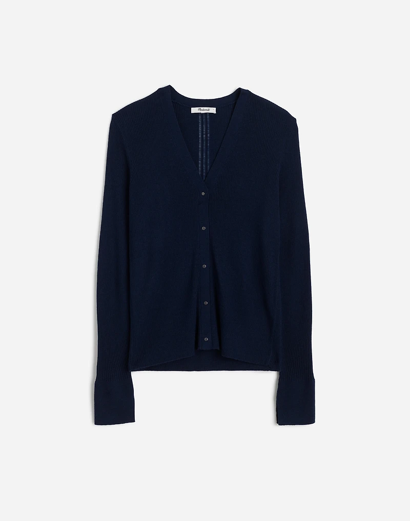Merino Wool-Silk Blend Cardigan Sweater | Madewell