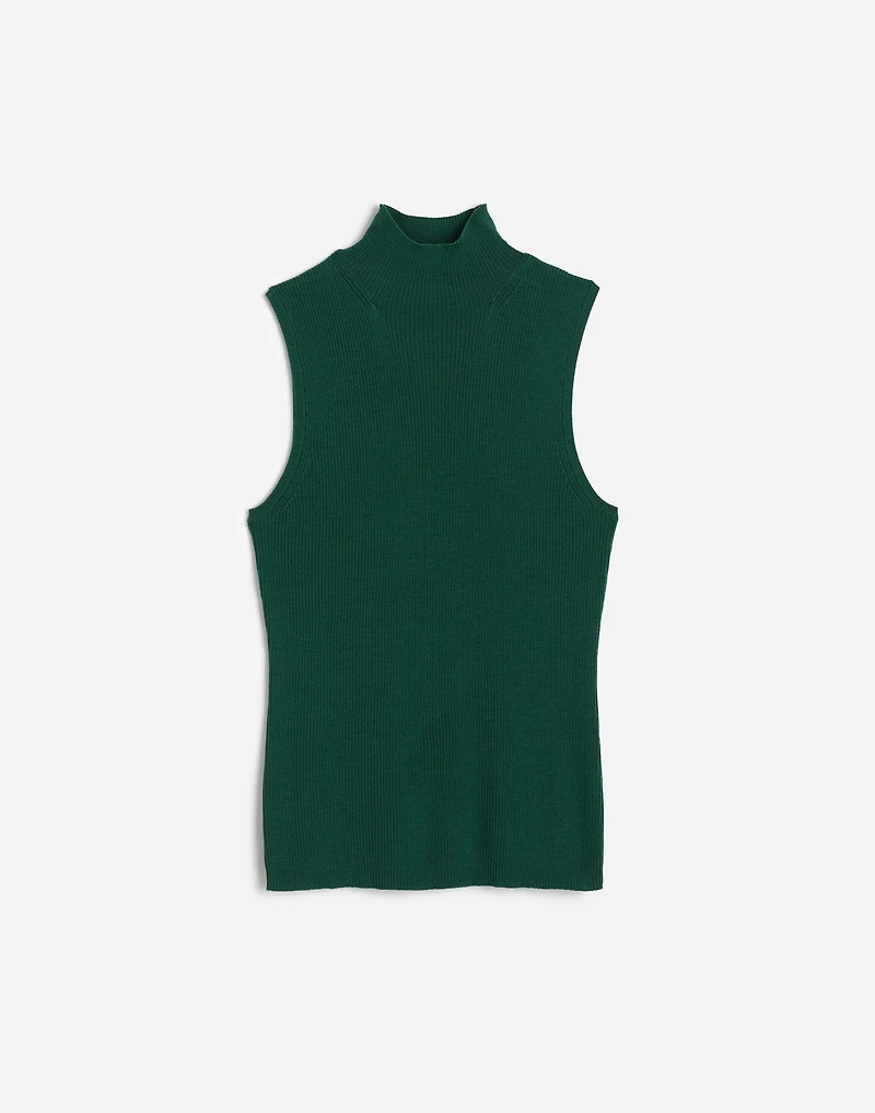 Merino Wool-Silk Sweater Tank