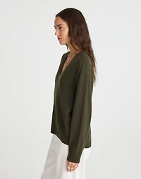 Cashmere V-Neck Sweater | Madewell