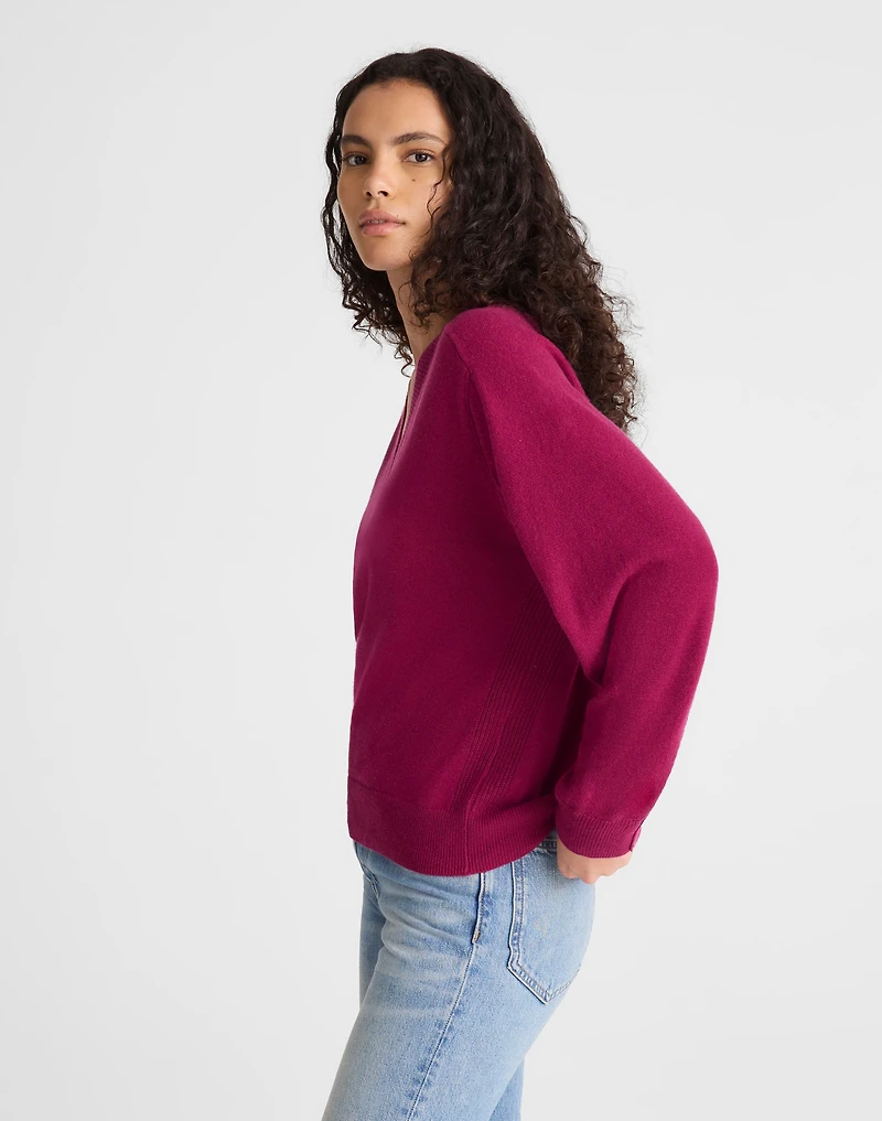 Cashmere V-Neck Sweater | Madewell