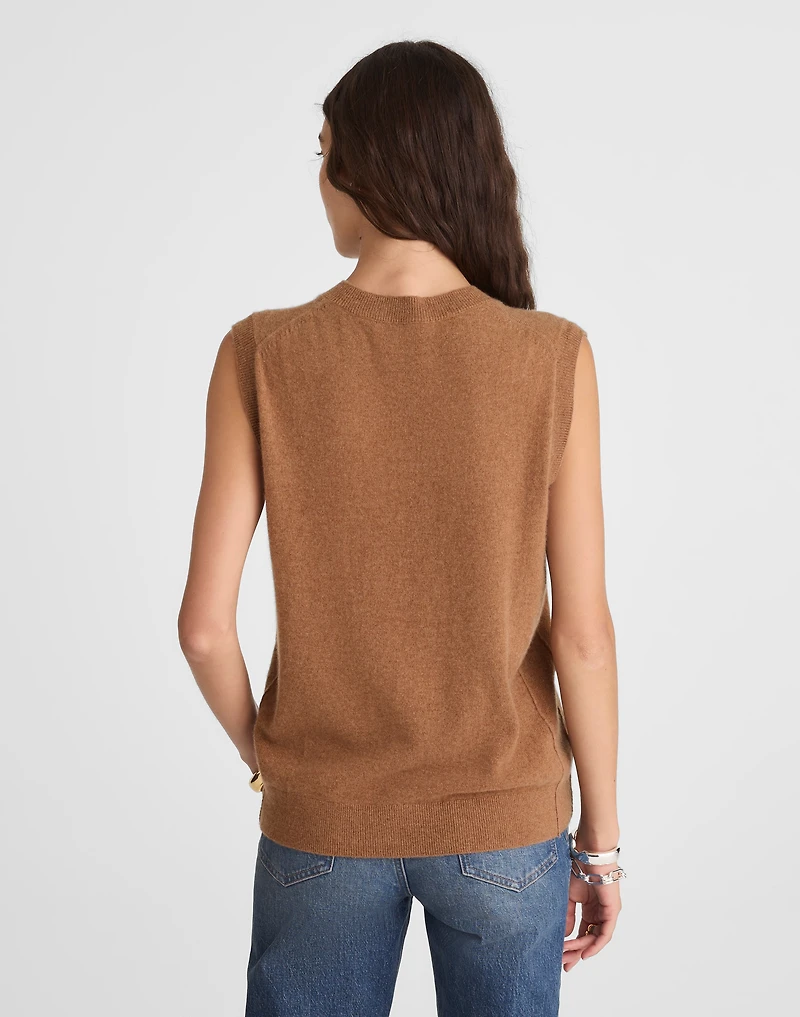Cashmere V-Neck Sweater Vest | Madewell