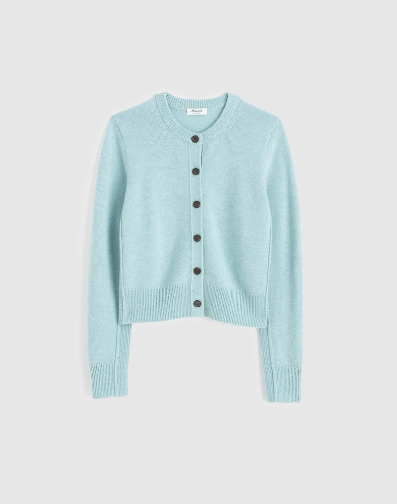 Cashmere Button-Front Cardigan Sweater | Madewell