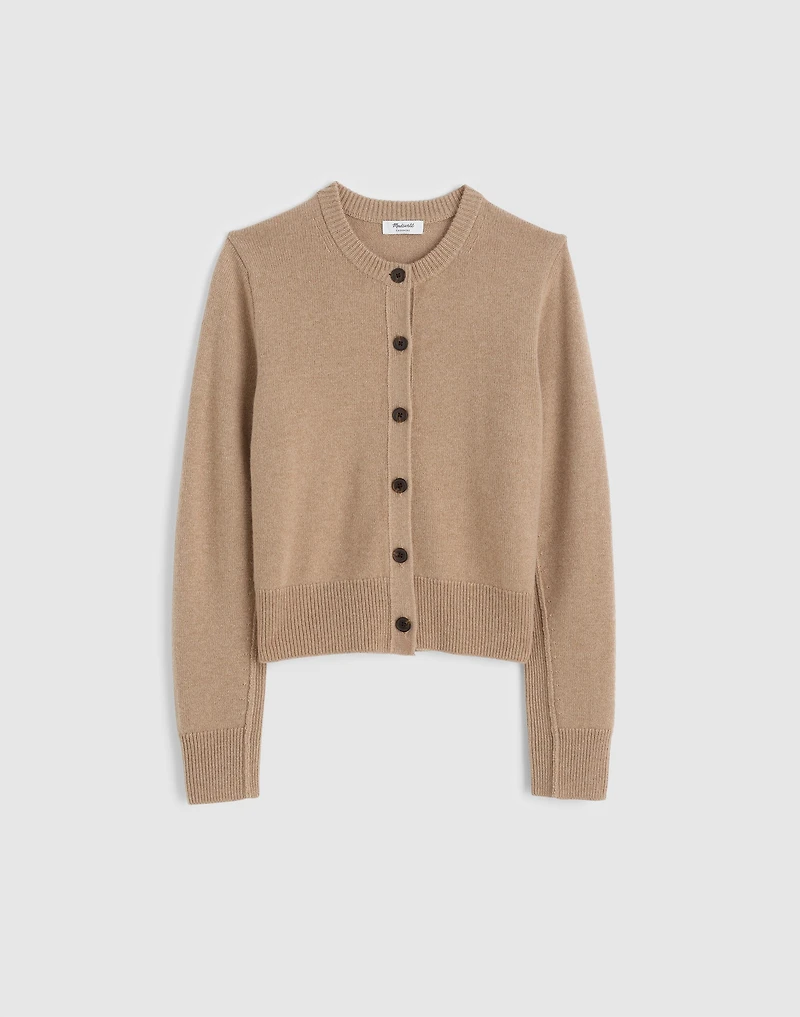 Cashmere Button-Front Cardigan Sweater | Madewell