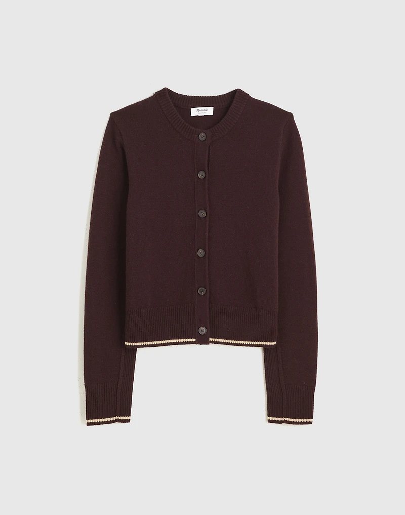 Cashmere Button-Front Cardigan Sweater | Madewell