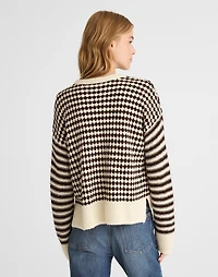 Mixed Stripe Pullover Sweater | Madewell