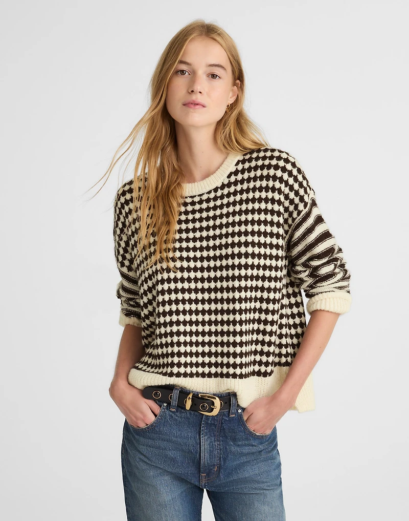 Mixed Stripe Pullover Sweater | Madewell