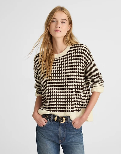 Mixed Stripe Pullover Sweater | Madewell