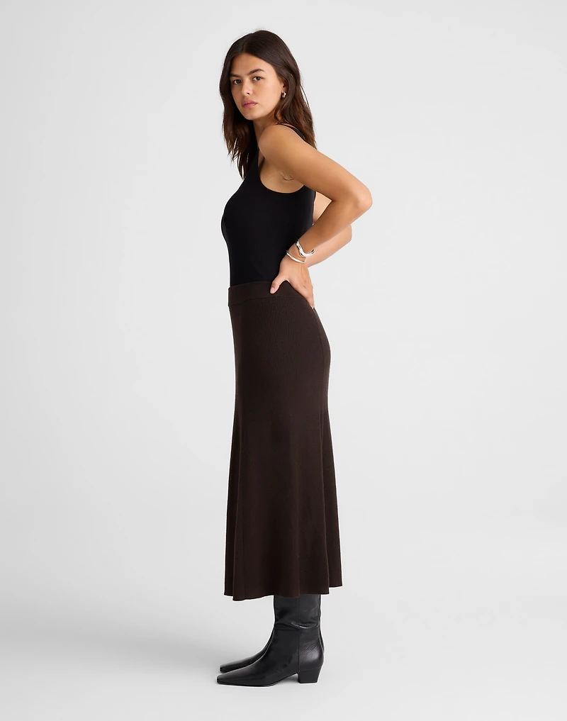 Merino Wool-Blend Maxi Skirt | Madewell