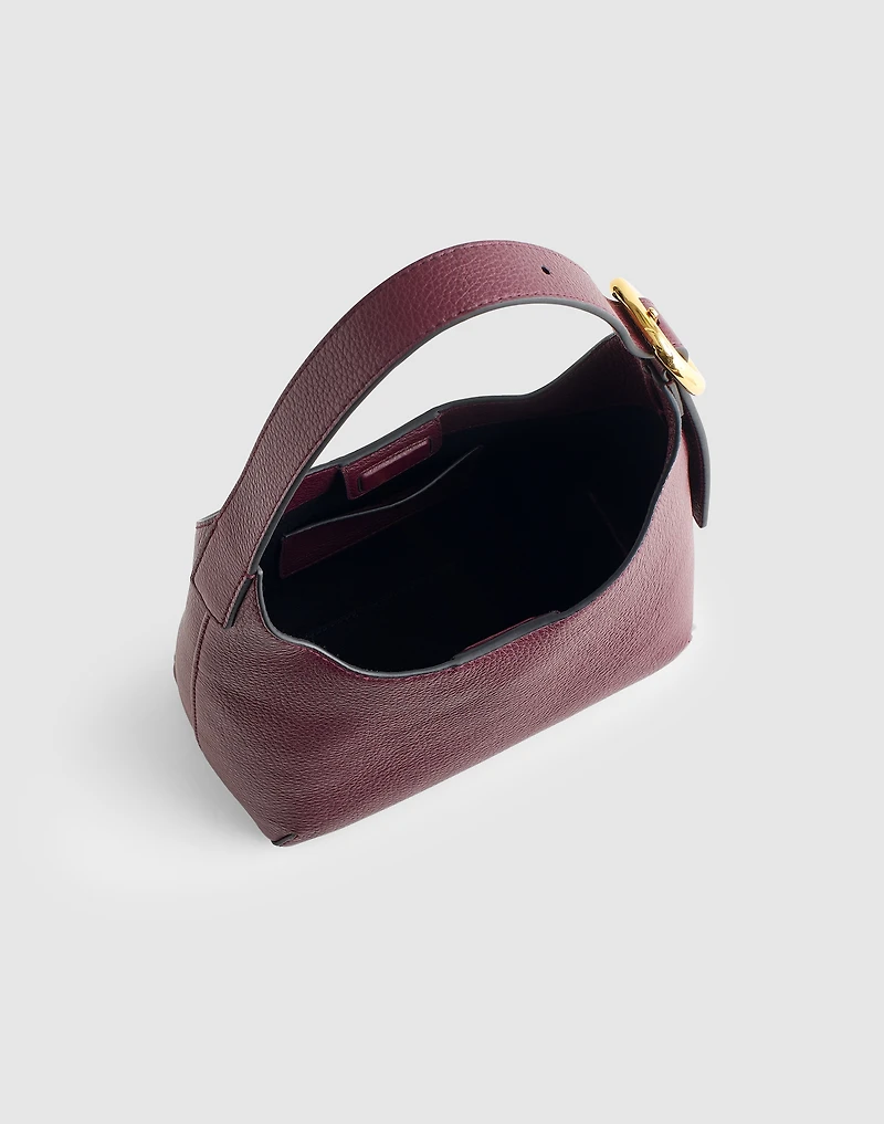 The Sculptural-Buckle Shoulder Bag | Madewell