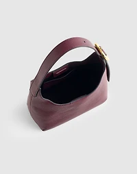 The Sculptural-Buckle Shoulder Bag | Madewell