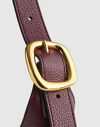 The Sculptural-Buckle Shoulder Bag | Madewell