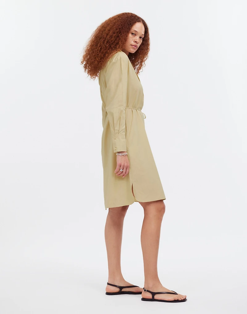 Belted Mini Shirtdress | Madewell