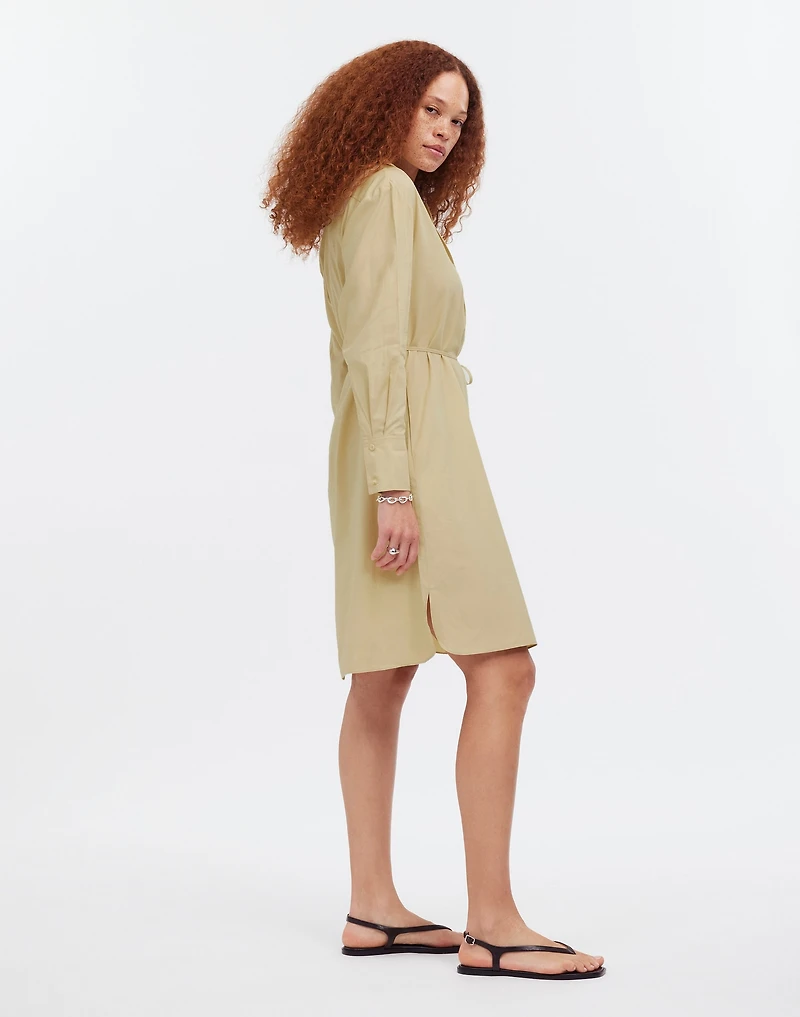 Belted Mini Shirtdress | Madewell
