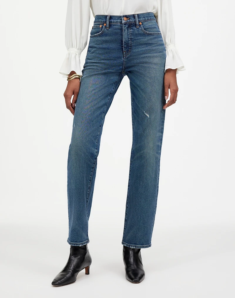 Madewell x Kaihara Denim The Rail Straight Jean in Hornbook Wash | Madewell