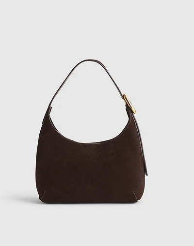The Sculptural-Buckle Shoulder Bag | Madewell