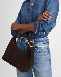 The Sculptural-Buckle Shoulder Bag | Madewell