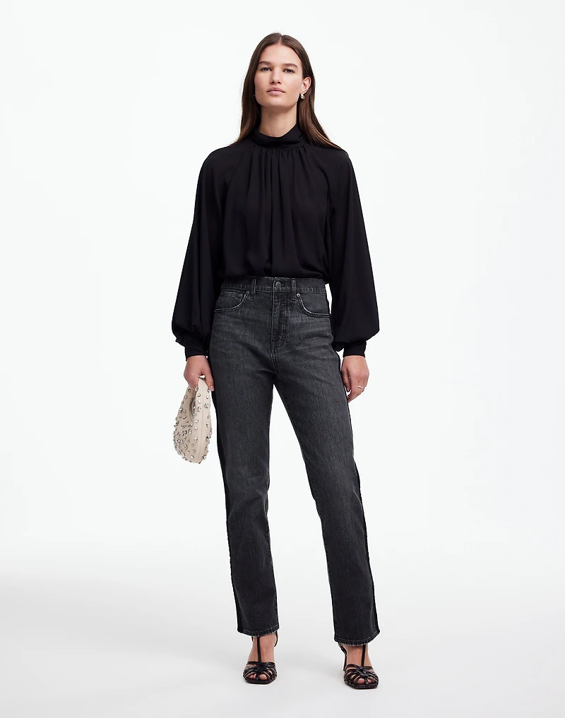 The '90s Straight Jean Rojas Wash: Tux Stripe Edition | Madewell