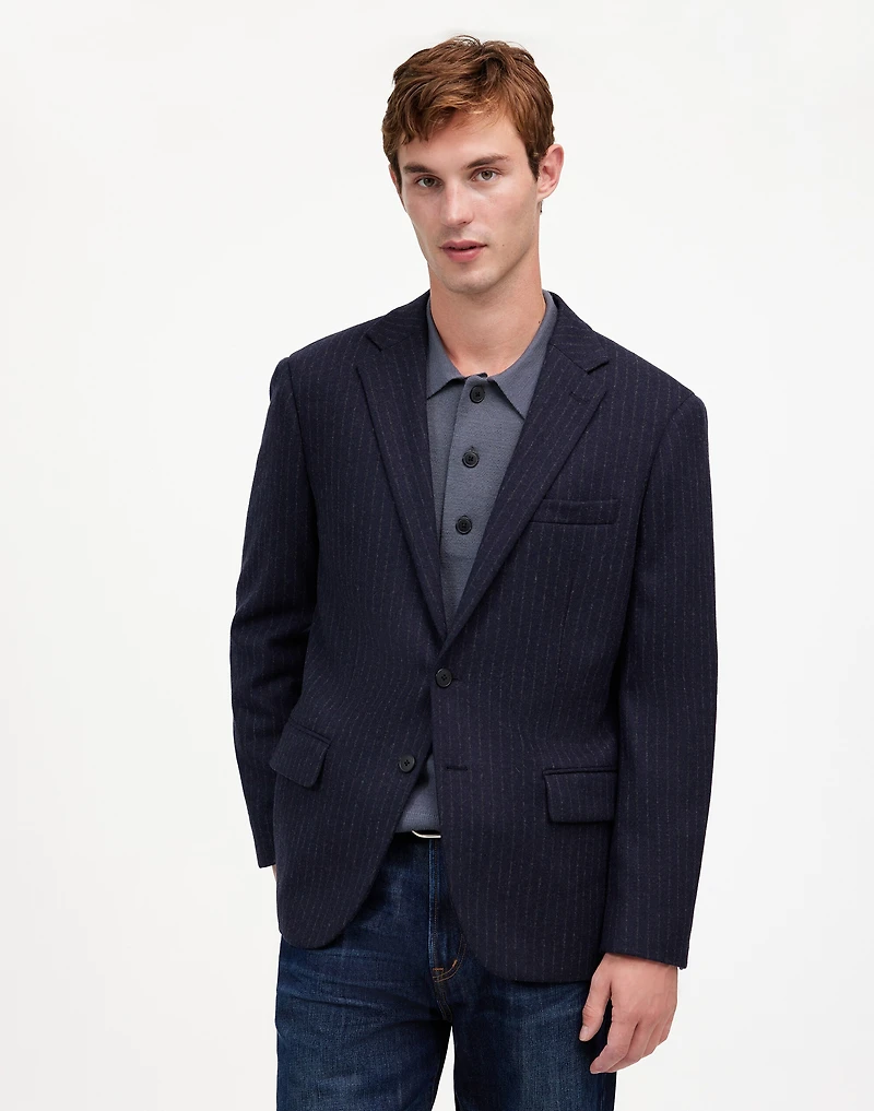The Roebling Two-Button Blazer in Italian Fabric | Madewell