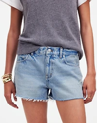 Low-Rise Boyfriend Shorts in Kalamazoo Wash: Raw-Hem Edition | Madewell