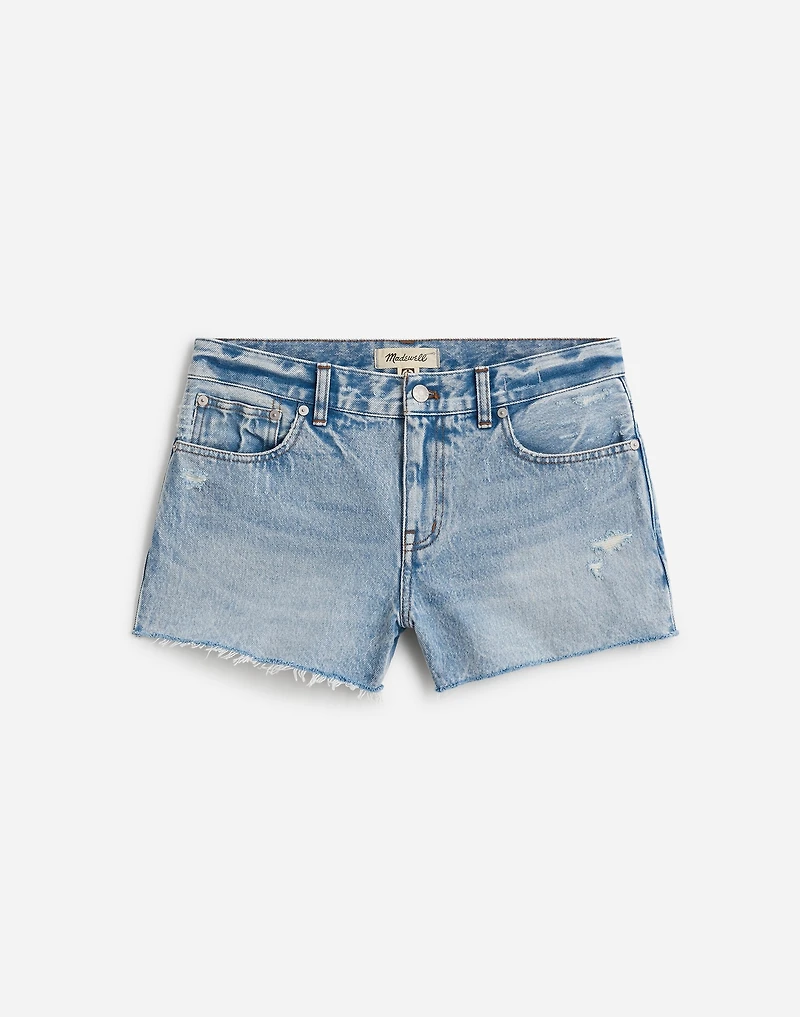 Low-Rise Boyfriend Shorts in Kalamazoo Wash: Raw-Hem Edition | Madewell