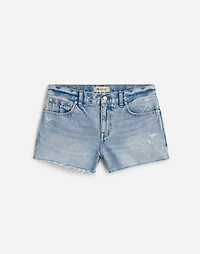 Low-Rise Boyfriend Shorts in Kalamazoo Wash: Raw-Hem Edition | Madewell