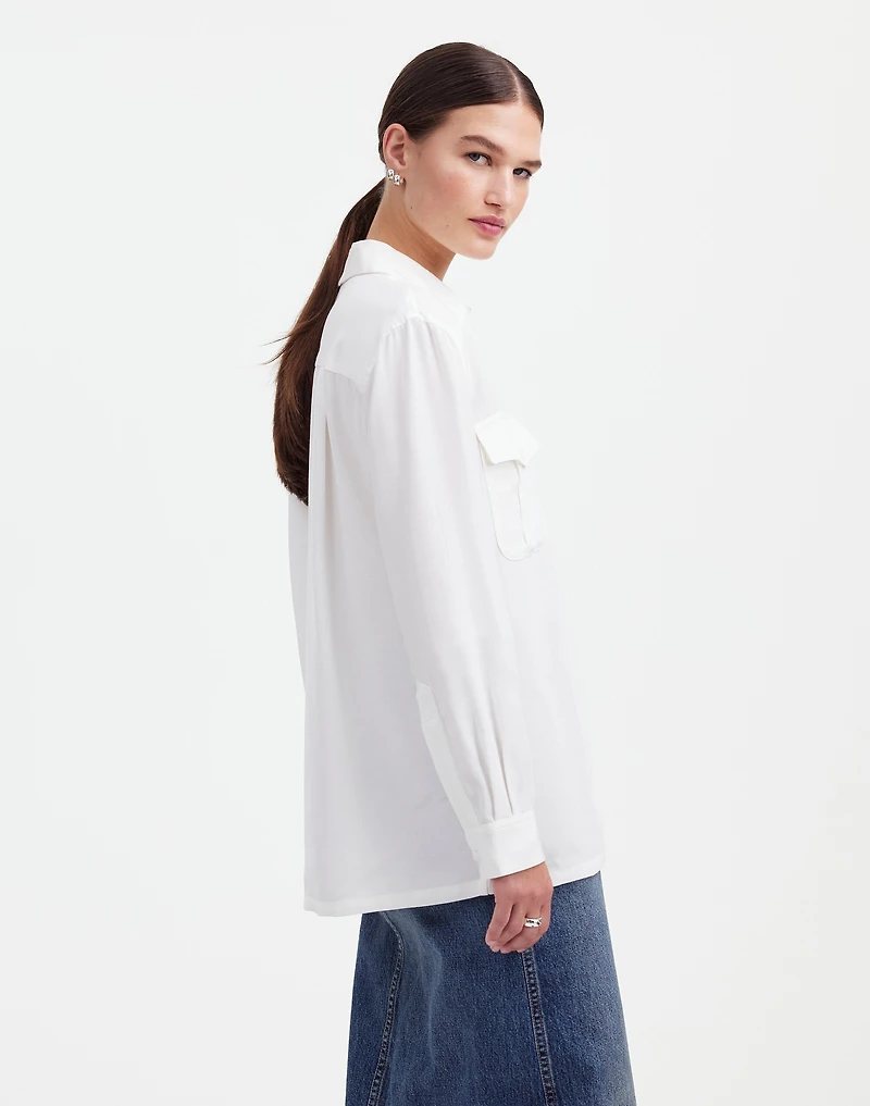 Alexa Chung for Madewell Pleat-Pocket Button-Up Shirt |