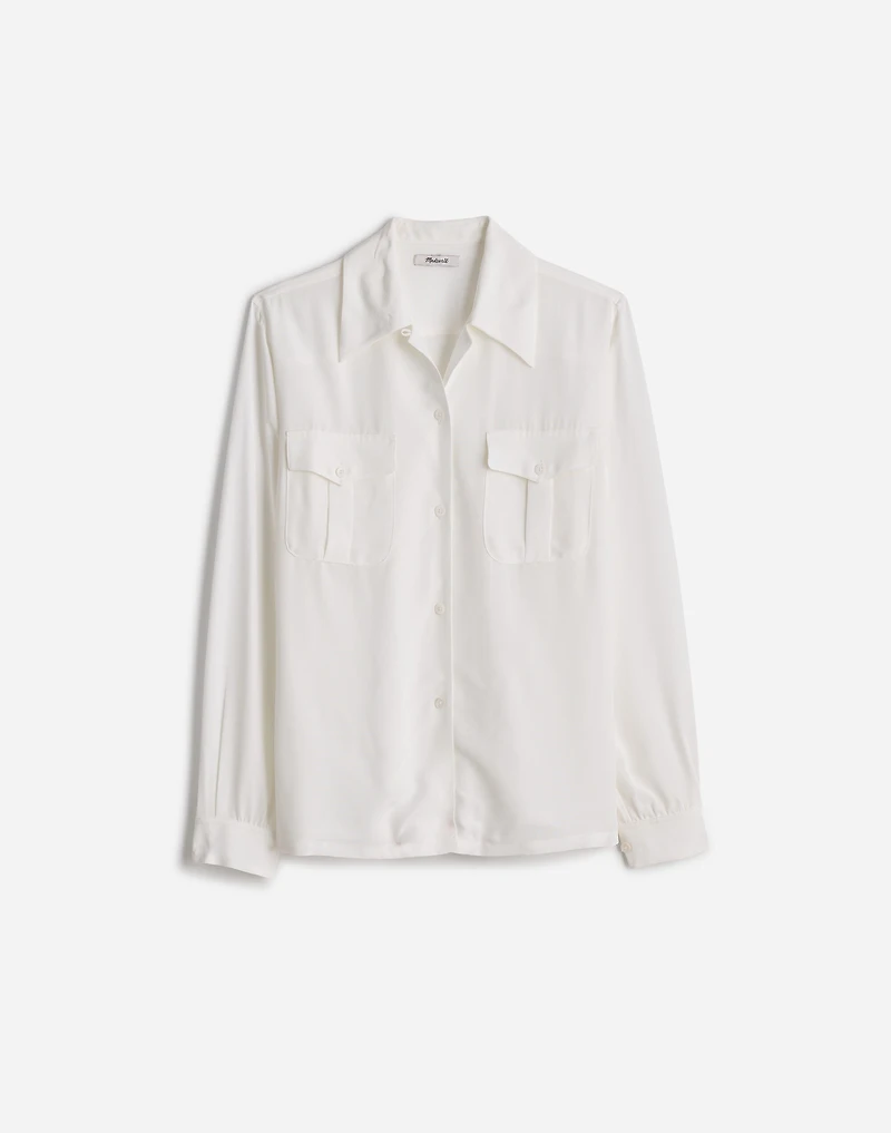 Alexa Chung for Madewell Pleat-Pocket Button-Up Shirt |