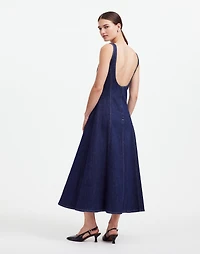 Alexa Chung for Madewell Denim Tank Midi Dress in Pellson Wash | Madewell
