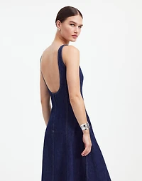 Alexa Chung for Madewell Denim Tank Midi Dress in Pellson Wash | Madewell