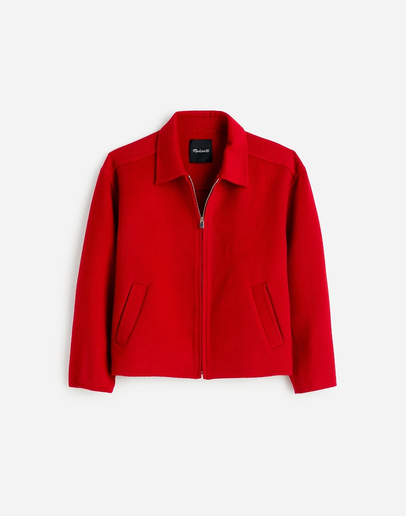 Double-Faced Rounded-Sleeve Jacket | Madewell