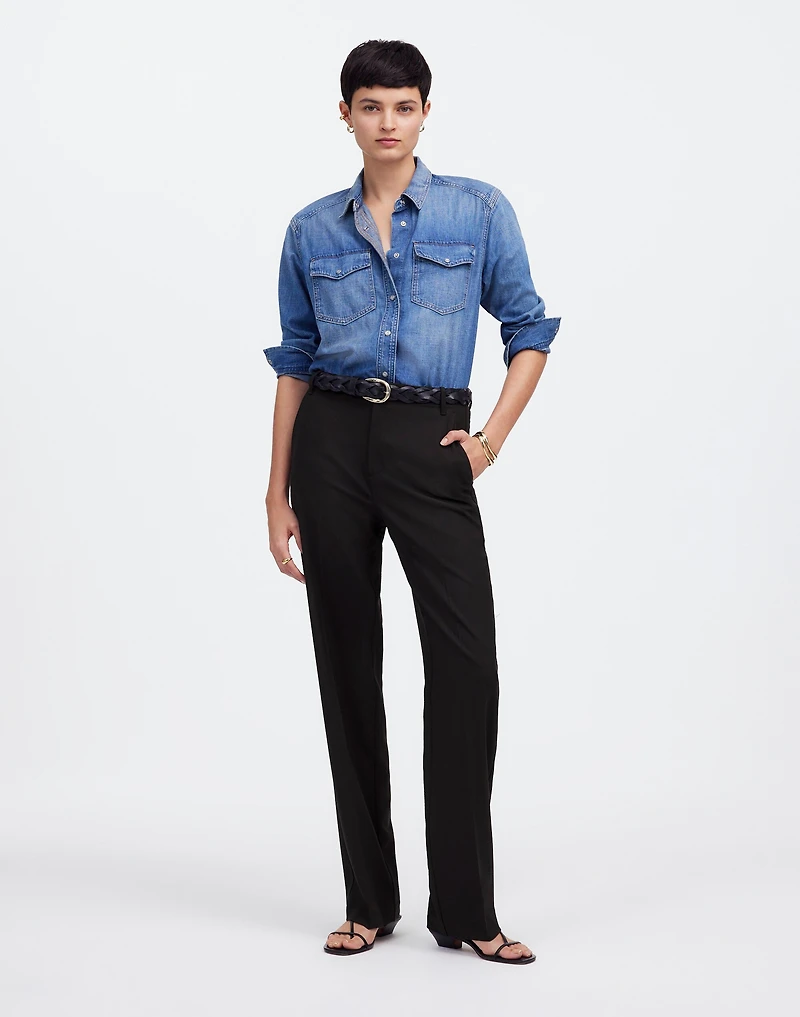 Slouchy Straight Pants | Madewell