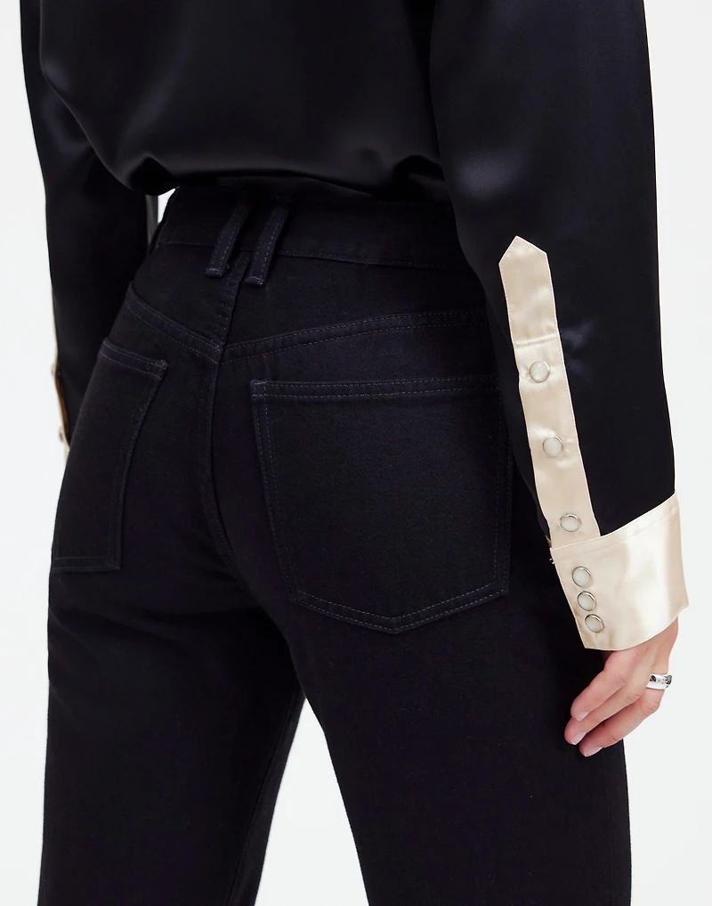 Alexa Chung for Madewell High-Rise Straight Jean Outridge Wash |