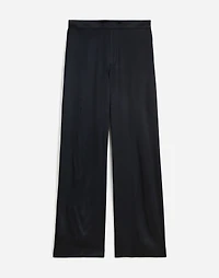 Pull-On Straight Pants in Stretch Satin | Madewell