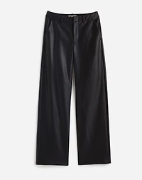Low-Slung Baggy Pants Faux Leather | Madewell
