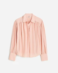 Long-Sleeve Button-Front Top | Madewell