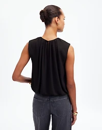 Sleeveless Bubble Top Chiffon | Madewell