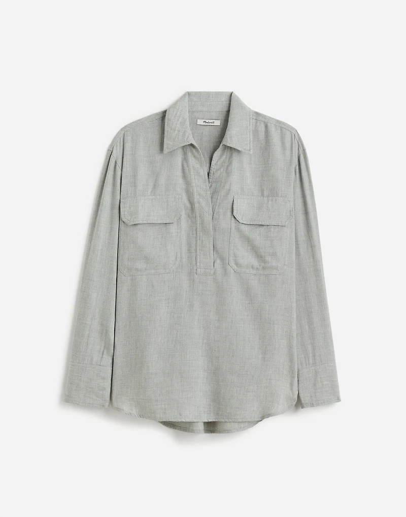 Popover Shirt in Plaid | Madewell