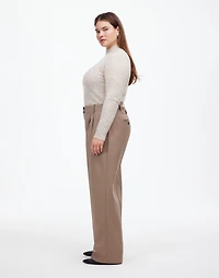 The Plus Harlow Wide-Leg Trouser in Brushed Twill | Madewell