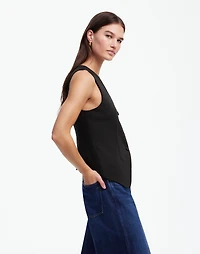 V-Neck Vest in Wool Blend | Madewell