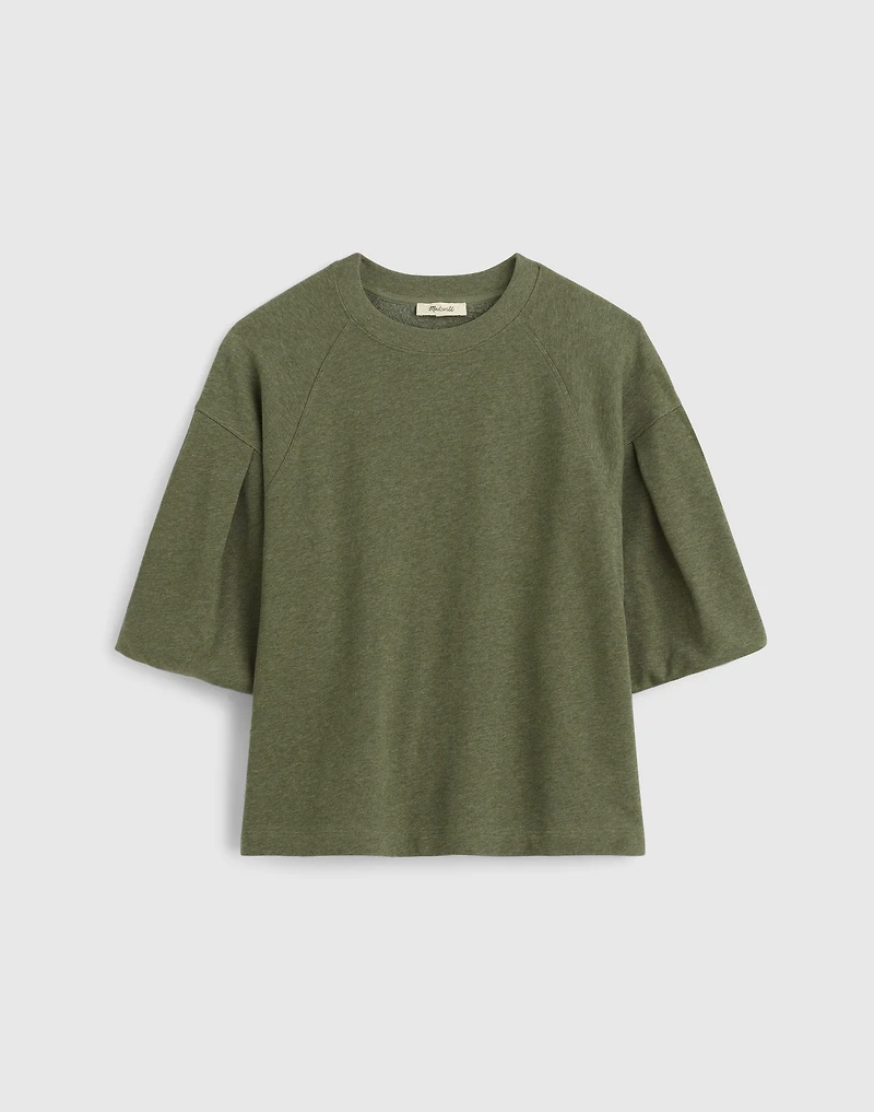 Puff-Sleeve Sweatshirt Tee | Madewell